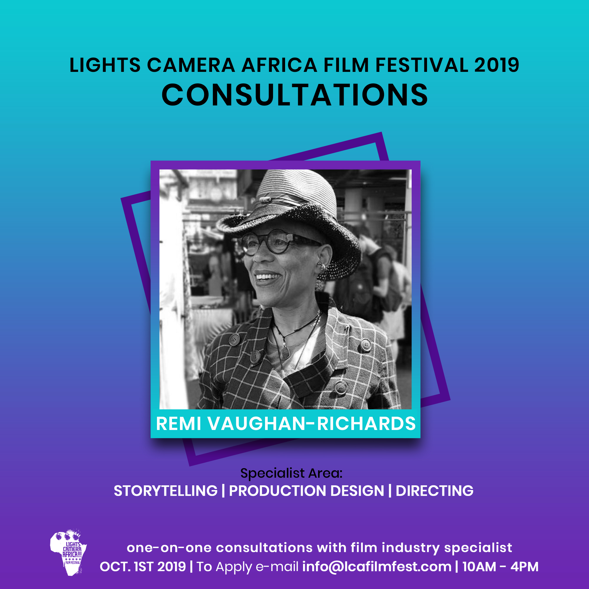 Lights Camera Africa Filmmaker Consultation Remi Vaughan-Richards
